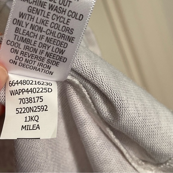 APT 9 Pink Marble Crochet V-Neck Blouse GemsPlus Size 1X NEW - Picture 8 of 10